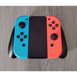 Nintendo Switch Joy-Cons with Grip (Neon Red & Blue)